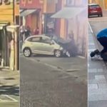 Los videos del atropello masivo en Módena, del auto a toda velocidad hasta el violento intento de huida del conductor
